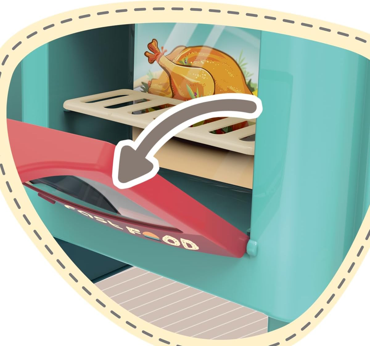 Cozinha Infantil Replay Kids 🍳 Food Truck com Acessórios, Forno e Caixa Registradora – Confort Kids