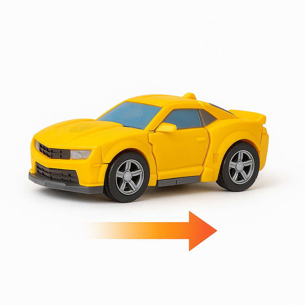 Robô Bumblebee Transformável com Controle Remoto – Carro e Robô para Montar | Confort Kids